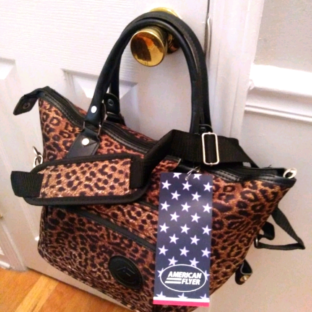 "Unique"_ Tote Bag Animal Print Leopard